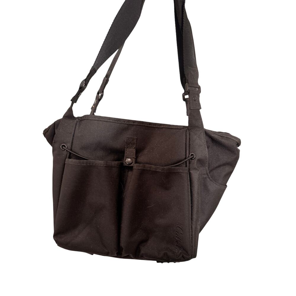 Cabela’s Black Gear Tote Bag Multi Pocket Organizer Hunting Fishing Range Bag